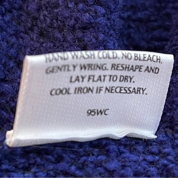 Eileen Fisher LP Large Petit merino wool & cashmere shawl collared pullover. EUC - Picture 4 of 6